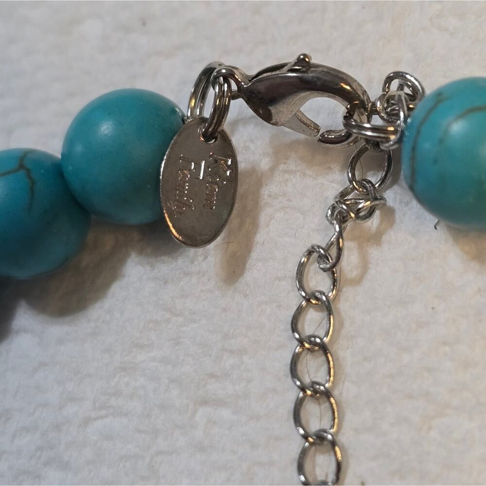 Lia Sophia Kiam RHYTHMIC Necklace $158 Turquoise, Agate, Crystals, & Glass Bead - Picture 5 of 11